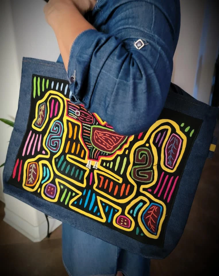 Bolsos Mola Guna de Panam Panamanian Folklore