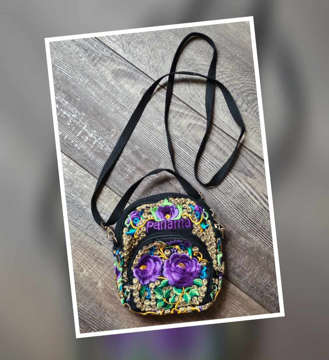 Bolsos Cruzados Bordados Floral - Estilo 6