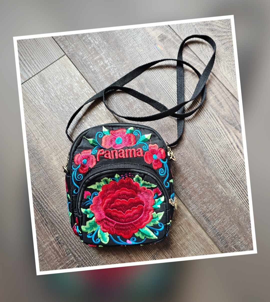 Bolsos Cruzados Bordados Floral - Estilo 1