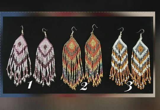 Aretes de Chaquira- Hecho en Panamá