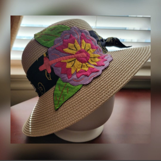 Sombreros de Paja con Mola Originales